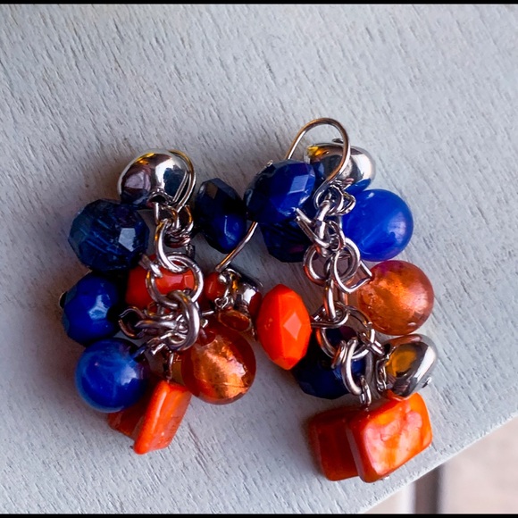❌SOLD❌Yellow, orange, and blue Earring Bundle - Picture 4 of 4